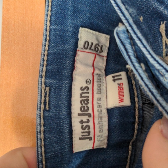 Just Jeans Fit Enhanced Bootcut jeans 1970 style size AU11 - Picture 6 of 7